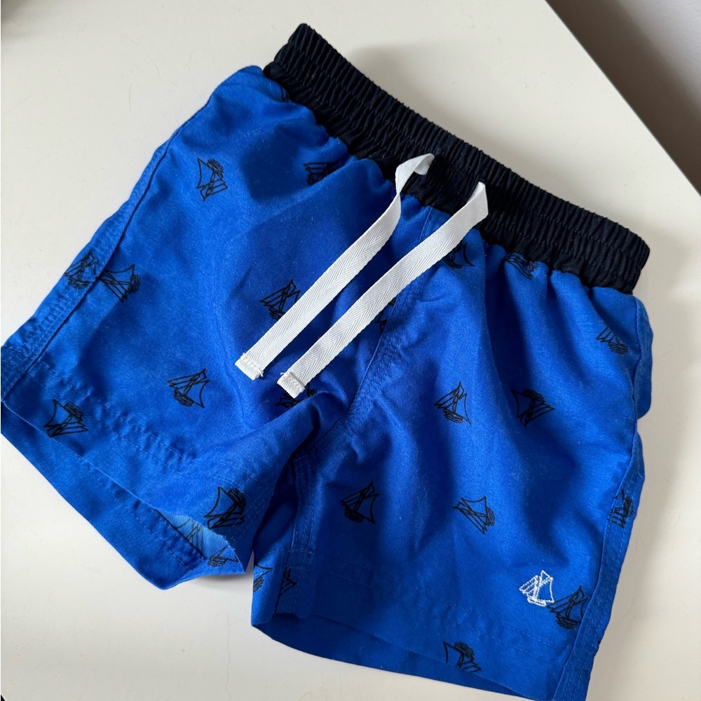 Petit bateau boys swim trunks. Size 6m.
